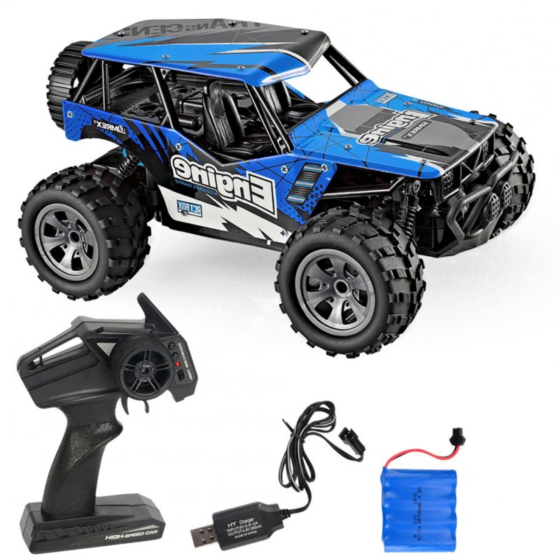 Rc  Car Remote Control High Speed Vehicle 2.4ghz Electric Toy Model Gift 680 blue