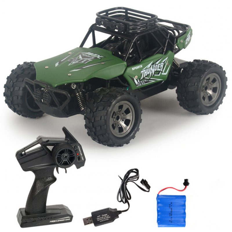 Rc  Car Remote Control High Speed Vehicle 2.4ghz Electric Toy Model Gift 671 green