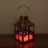Realistic Charcoal Flame Lamp Led Retro Fireplace Lantern Ornaments For Christmas Halloween Decor black small