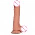 Realistic Dildo G Spot Clitoral Anal Stimulator with Dual Density Design with Strong Suction Cup for Hands Free Play  Flesh