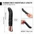 Realistic Dildo Vibrator 10 Speed G Spot Clitoral Vaginal Massage Heating Soft Flexible Vibrator Sex Toy For Women black