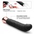 Realistic Dildo Vibrator 10 Speed G Spot Clitoral Vaginal Massage Heating Soft Flexible Vibrator Sex Toy For Women black