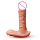 Realistic Vibrator Soft Dildo Wireless Remote Control Skin Feel Human Penis Clitoral Nipple Testis Vibrator G Spot Waterproof Massager Sex Toy For Adult Couples Women Flesh color