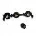 Rear Axle Alloy Spare Parts for WPL Truck RC Military Truck Accessories Toys for Children black