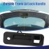 Rear Outside Trunk Lid Lock Handle 81260 C1010 Replacement Compatible For   TT 2008 2015 Automobile Tailgate Release Handle Liftgate Pull Handle Accessories blac