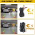 Rear View Camera Backup Tailgate Handle Camera 22755304 Replacement Black
