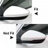 Rear View Mirror Cover Glossy Black Rear View Side Mirror Cover Trim For Honda Accord 2018 2021 Bright black
