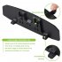 Rear View Mirror  Interior Clip on Wide Angle Rear View Mirror  Panoramic Convex Rearview Mirror  Retractable Clips Automotive Accessories Universal For Cars SU