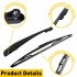 Rear Wiper Arm With Blade Compatible For Versa 2007 2012 Quest 2005 2009 Replaces 28780 EL000 28795 EL00A Back Windshield Wiper Assembly Accessories black