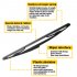 Rear Wiper Arm With Blade Compatible For Versa 2007 2012 Quest 2005 2009 Replaces 28780 EL000 28795 EL00A Back Windshield Wiper Assembly Accessories black