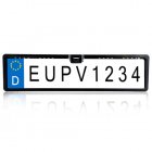 Rearview Camera for use with European License Plates  This Waterproof Camera easily installs onto the back your vehicle for a wide angle display