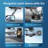 Rearview Mirror Phone Holder Mount For Car Multi directional 360 degree Rotatable Retractable Navigation Bracket black
