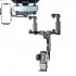 Rearview Mirror Phone Holder Mount For Car Multi directional 360 degree Rotatable Retractable Navigation Bracket black
