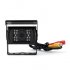 Rearview parking cam comes with a 7 Inch HD display  Thanks to its 120 degree lens and nightvision  you ll see all that happens behind your car at day and night
