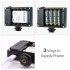 Rechargable LED Video Light Lamp Studio Photo Wedding Party Fill in Light for DSLR Camera  black