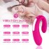 Rechargeable Clitoris G spot Vibrator With 9 Powerful Vibration Wireless RC Adult Sex Toys red