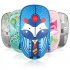 Rechargeable Computer Mouse Cartoon Animal Pattern Ultra thin Silent Notebook Office Wireless Mouse Peacock