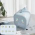 Rechargeable Cute Digital Alarm  Clocks Kids Dinosaur shaped Alarm Clock Wake Up Night Lights For Girls Boys blue