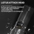 Rechargeable High Lumens Flashlight 30 LED Super Bright Powerful Flashlights 1188a White Laser Flashlight