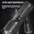 Rechargeable High Lumens Flashlight 30 LED Super Bright Powerful Flashlights 1188a White Laser Flashlight