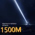 Rechargeable High Lumens Flashlight 30 LED Super Bright Powerful Flashlights 1188a White Laser Flashlight
