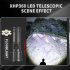 Rechargeable High Lumens Flashlight 30 LED Super Bright Powerful Flashlights 1188a White Laser Flashlight