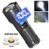 Rechargeable High Lumens Flashlight 30 LED Super Bright Powerful Flashlights 1188a White Laser Flashlight