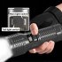 Rechargeable High Lumens Flashlight 30 LED Super Bright Powerful Flashlights 1188a White Laser Flashlight