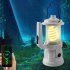Rechargeable LED Camping Lantern 2400mAh USB Rechargeable Power Bank Emergency Light Rotable Lamp Head For Indoor Outdoor black