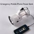Rechargeable LED Camping Lantern 2400mAh USB Rechargeable Power Bank Emergency Light Rotable Lamp Head For Indoor Outdoor black