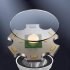 Rechargeable LED Camping Lantern 2400mAh USB Rechargeable Power Bank Emergency Light Rotable Lamp Head For Indoor Outdoor black