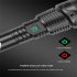 Rechargeable LED Flashlight 5 Modes Portable Waterproof Strong Light XHP70 LED Torch For Outdoor Camping Fishing 2800B P70 short