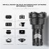 Rechargeable LED Flashlight 5 Modes Portable Waterproof Strong Light XHP70 LED Torch For Outdoor Camping Fishing 2800B P70 short