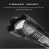 Rechargeable LED Flashlight 5 Modes Portable Waterproof Strong Light XHP70 LED Torch For Outdoor Camping Fishing 2800B P70 short