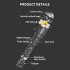 Rechargeable LED Flashlights 5 Modes Super Bright Flashlight for Emergencies Camping Flashlight