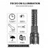 Rechargeable LED Flashlights 5 Modes Super Bright Flashlight for Emergencies Camping Flashlight