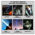 Rechargeable LED Flashlights 5 Modes Super Bright Flashlight for Emergencies Camping Flashlight