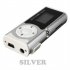 Rechargeable MP3 Lcd Screen Music Player With Headphones Led Light Support External Micro Tf Sd Card black