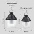 Rechargeable Retro Metal Camp Light Emergency Lighting Portable Waterproof Outdoor Tent Bulb For Power Failure Outages Hiking Climbing Yard green