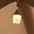 Rechargeable Retro Metal Camp Light Emergency Lighting Portable Waterproof Outdoor Tent Bulb For Power Failure Outages Hiking Climbing Yard white