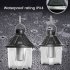 Rechargeable Retro Metal Camp Light Emergency Lighting Portable Waterproof Outdoor Tent Bulb For Power Failure Outages Hiking Climbing Yard red