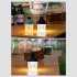 Rechargeable Retro Metal Camp Light Emergency Lighting Portable Waterproof Outdoor Tent Bulb For Power Failure Outages Hiking Climbing Yard red