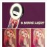 Rechargeable Selfie  Ring  Light Mini Portable 28 Led Adjustable Level Brightness Phone Camera Light Clip White