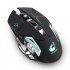 Rechargeable Wireless Silent LED Gaming Mouse USB Optical Mouse for PC Computer Peripherals Star Black Silent Edition
