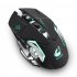 Rechargeable Wireless Silent LED Backlit Gaming Mouse USB Optical Mouse for PC white