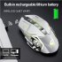 Rechargeable X8 Wireless Silent Led Backlit Usb Optical Ergonomic Gaming Mouse Quality Mouse For Pc metal gray