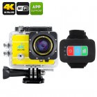 Record stunning 4K footage and take great 16MP pics with the Q3H waterproof sports action camera  coming with Wi Fi and a 2 inch LCD screen