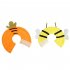 Recovery Collar For Cats After Surgery Elizabethan Collars Ultra Soft Cotton Cute Kitten Cone For Prevent Licking carrot M