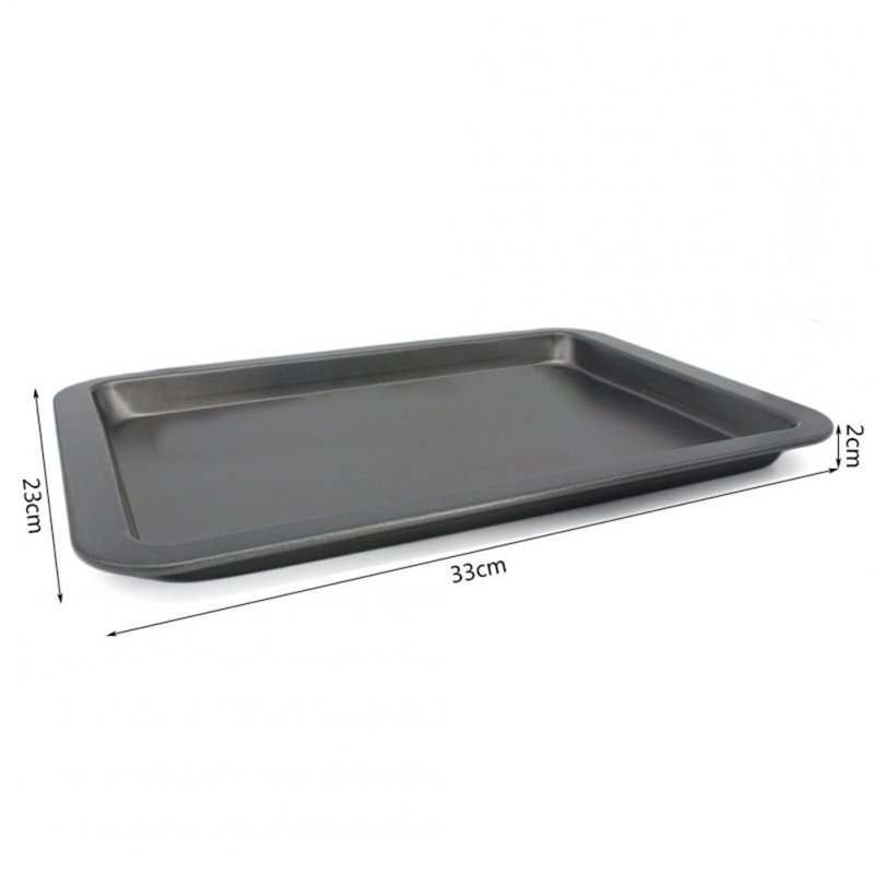 Rectangle Baking Sheet Homemade Cooking Bakeware Non-Stick Coating Cake Pizza Bread Making Plate Pan Ovenware Large 33 * 23 * 2cm