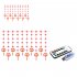 Red Lantern LED Lights With 8 Modes Chinese Characters Garland Curtain Lunar New Year Decoration Spring Festival Decoration USB flash version